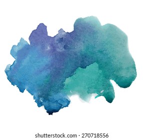 Abstract stylish watercolor background. Vector illustration