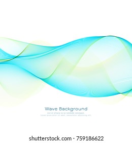 Abstract stylish wave background