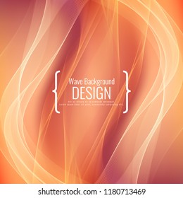 Abstract stylish wave background design