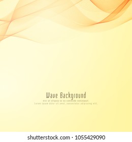 Abstract stylish wave elegant background