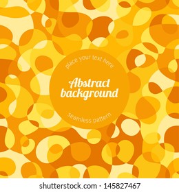 Abstract stylish yellow background. Also a seamless pattern. Vector illustration