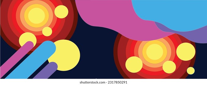 abstract stylized background vector illustration