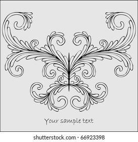 abstract stylized  butterfly