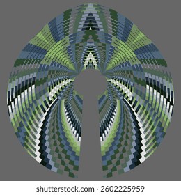 abstract stylized floral background, modern op art creative geometric pattern, fashion print, vector decorative texture