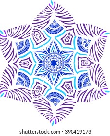Abstract stylized flower. Element for design. Vector illustration.