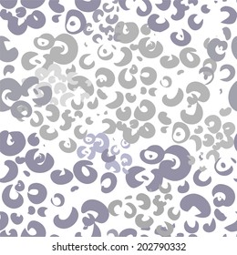 Abstract stylized leopard seamless pattern