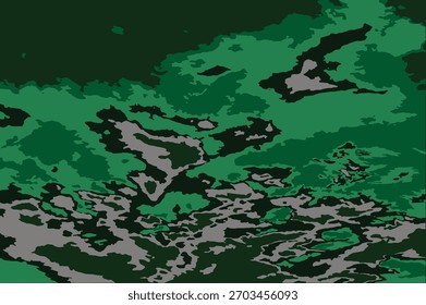 an abstract, stylized representation of a weather map display, likely showing cloud cover or wind patterns