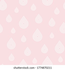 abstract stylized retro background with rain drops seamless pattern design
