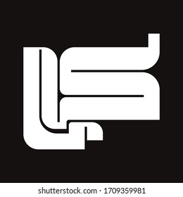 Abstract stylized shape. Decorative vector element isolated on black background. Perfect for web animation add social media concepts, branding
