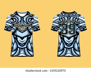 Abstract Sublimation Print Short raglan sleeve jersey Wear