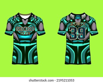 Abstract Sublimation Print Short raglan sleeve jersey Wear