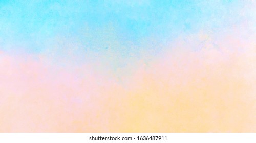 Abstract subtle colored background, hand painted watercolor texture, vector illustration