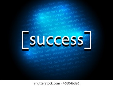 Abstract success background vector illustration