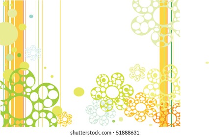 Abstract summe flower background