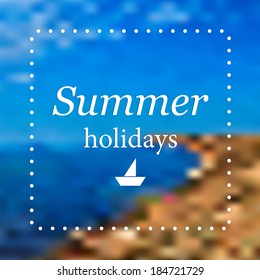 Abstract summer background