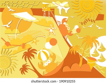 Abstract summer background