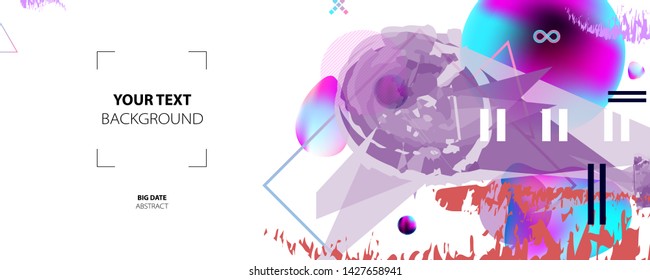 Abstract summer background base wedding invitation lines pink vector multicolored 3d shades decorative balls vector illustration pearls new trendy