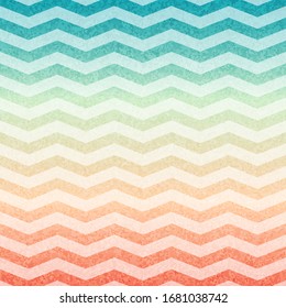Abstract summer background. Bright textured sandy beach and sea waves vector illustration with transparent zigzag ornament.