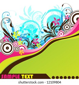 Abstract summer background for design.