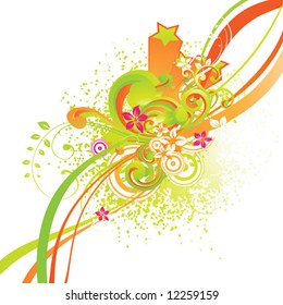 Abstract summer background for design.