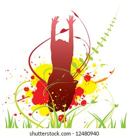 Abstract summer background for design.