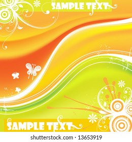 Abstract summer background for design.