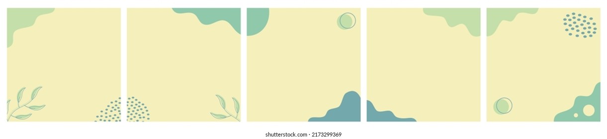 Abstract Summer Background for frame, Social Media Post, ad, Sale, Banner, Microblog, Carousel Template, Card.