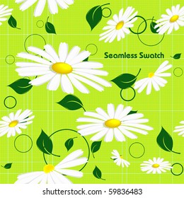 abstract summer background with  plants. Seamless