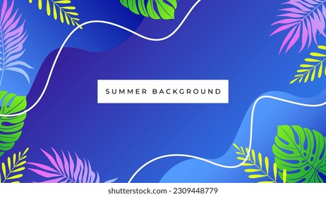 abstract summer background with soft and aesthetic color