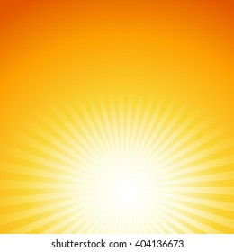 abstract summer background with sun rays