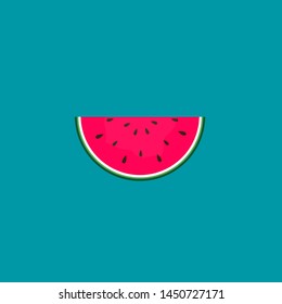 Abstract Summer Background with Watermelon. Vector Illustration. EPS10