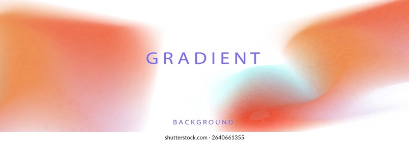 Abstract summer blue and orange gradient mesh background. Creative concept of summer bright and juicy cards set for wallpaper, banner, card, book illustration, landing page.