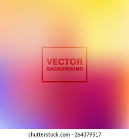 Abstract summer colorful blurred vector backgrounds. Smooth Wallpaper for website, presentation or poster design