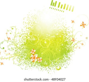 Abstraktes Sommerdesign für schönes Design.