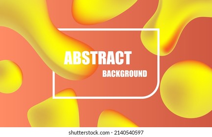 Abstract summer fluid wave background, Fluid gradient composition, Vector abstract background texture design, Poster, Web, Landing, Page, Cover, Ad, Greeting, Card.