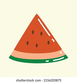 Abstract summer food icon design art