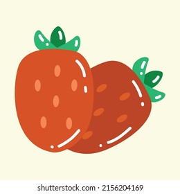 Abstract summer food icon design art