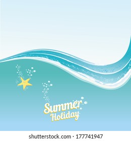 abstract summer funny background. vector illustration