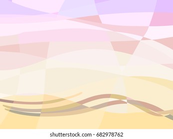 Abstract summer geometry background with wave. Eps-8