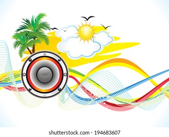 abstract summer holiday party background vector illustration