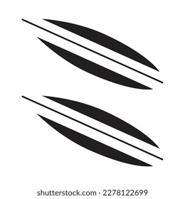 Abstract summer leaf element design