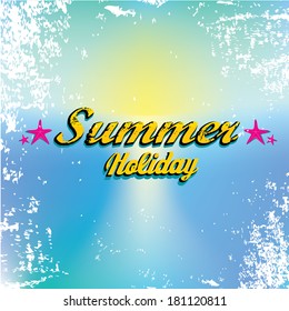 abstract summer paradise beach background . vector hello summer illustration. summer holiday.