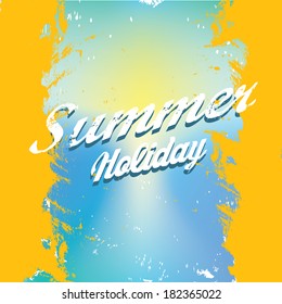 abstract summer paradise beach background . vector hello summer illustration. summer holiday.