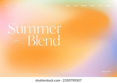 Abstract summer purple and orange gradient mesh background. Sandy smooth. soft colored vector illustration For Wallpaper, Banner, Card, Book Illustration, landing page