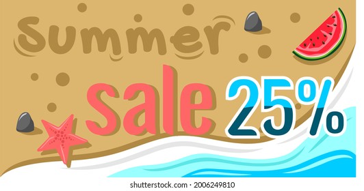 Abstract Summer Sale Background with funny colour . Vector Illustration EPS.