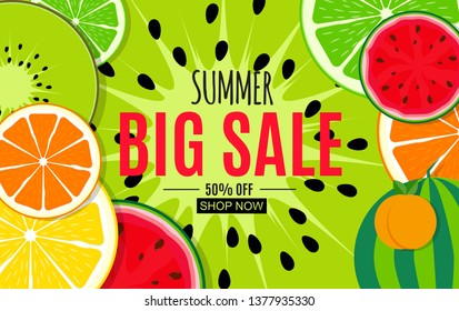 Abstract Summer Sale Background. Vector Illustration EPS10