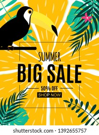Abstract Summer Sale Background. Vector Illustration EPS10