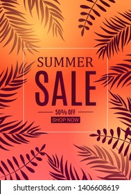 Abstract Summer Sale Background. Vector Illustration EPS10