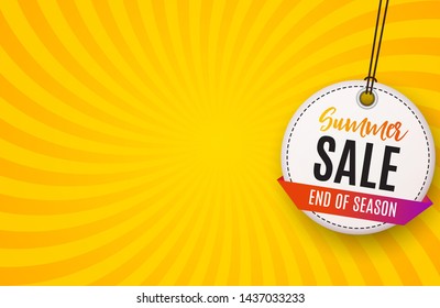 Abstract Summer Sale Background. Vector Illustration EPS10