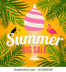 Abstract Summer Sale Background. Vector Illustration EPS10
